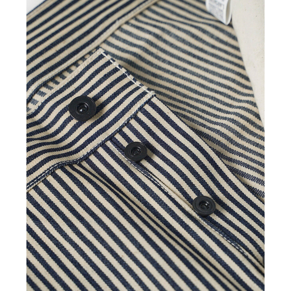 Bronson MFG 29 Hickory Stripe Railroad Pants Heritage Denim Lot 421 Express - Picture 4 of 8